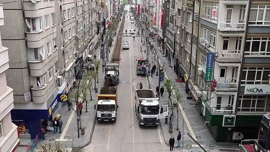 Gazi Caddesi Yenileniyor