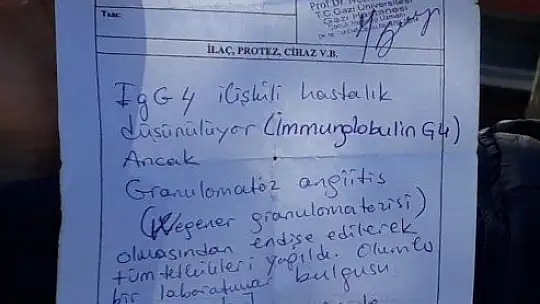 İmmünglobülin G4 hastalığına yakalanan Ayşe, Türkiye'de 2, dünyada 13'üncü vaka oldu