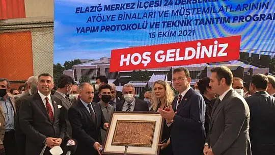 İstanbul Büyükşehir Belediyesinin Elazığ'da yaptıracağı okul için protokol imzalandı
