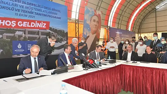 İstanbul Büyükşehir Belediyesinin Elazığ'da yaptıracağı okul için protokol imzalandı
