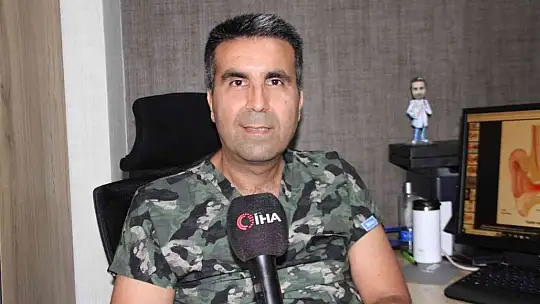 KBB Uzmanı Op. Dr. Özer: 'Dış kulak yolunun nemli kalması mantar ve bakterilere neden oluyor'