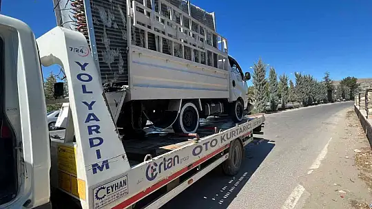 Kesimhaneden 1 milyon lira değerinde soğutucu çalan 3 şüpheli, kaçmaya çalışırken yakalandı