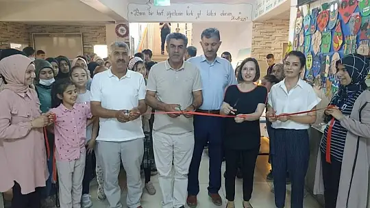 Kovancılar'da öğrenciler el becerilerini yıl sonu sergisinde beğeniye sundu