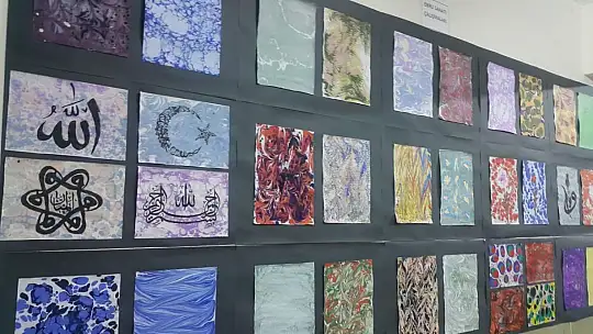Kovancılar'da öğrenciler el becerilerini yıl sonu sergisinde beğeniye sundu