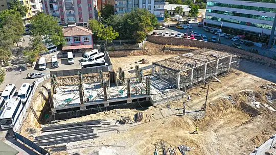 Mini Terminal Binası İnşaatı Yükseliyor