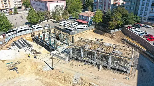 Mini Terminal Binası İnşaatı Yükseliyor