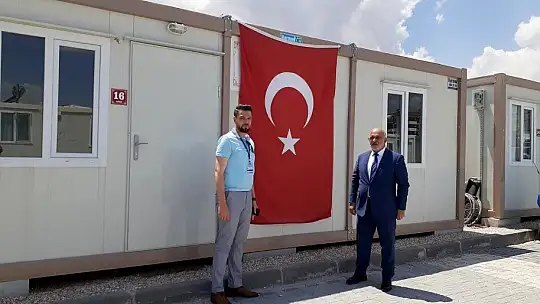 Müftü Aydın, Konteyner Kentleri Ziyaret Etti