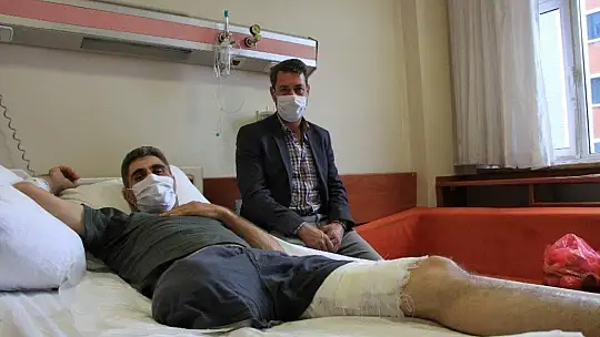 Ölümden döndü, tek bacağını kaybetti şimdi protez bacak bekliyor