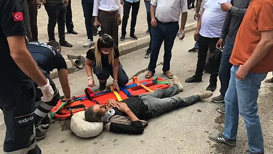 Otomobilin çarptığı yaşlı adam yaralandı