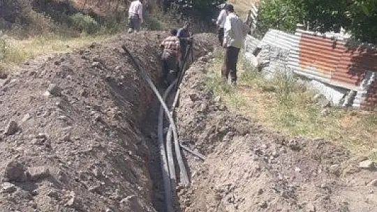 Palu'da İsale Hattı Yenileme Çalışmaları Başladı