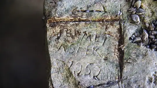 Sular çekilince Hastek Kalesi gün yüzüne çıktı