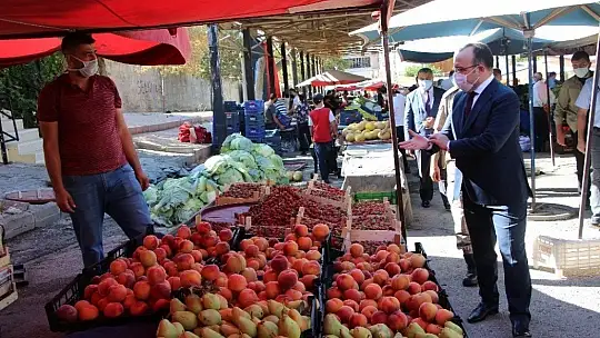Vali Yırık denetimde uyardı, izole haldeyken dışarı çıkanlar yurda yerleştirilecek