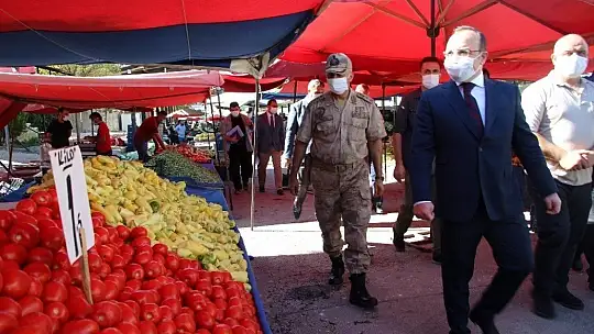 Vali Yırık denetimde uyardı, izole haldeyken dışarı çıkanlar yurda yerleştirilecek
