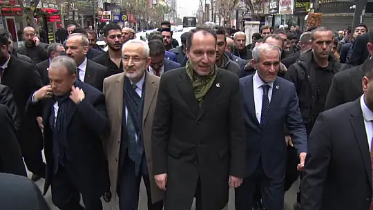 YRP Genel Başkanı Fatih Erbakan Elazığ'da