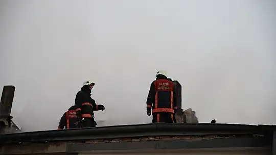 Yangında itfaiyenin dikkati faciayı önledi