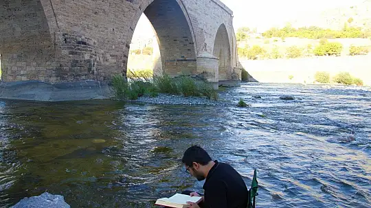 Yüzlerce yıllık Palu Köprüsü tarihe meydan okuyor