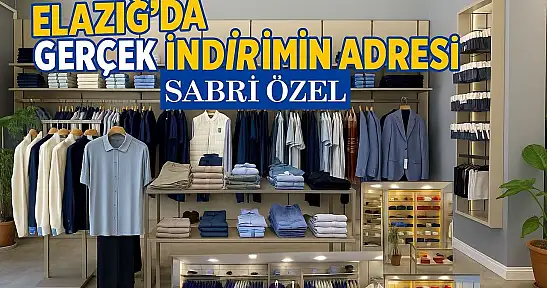 Gerçek indirim Sabri Özel'de