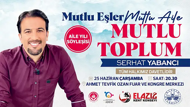 Elazığ Belediyesi'nden Aile Yılı söyleşisi