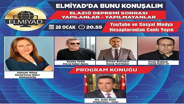 Gazeteciler 24 Ocak depremini değerlendirecek