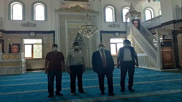 Müftü Aydın, Kuyulu Camiini inceledi
