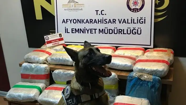 19 kilo 331 gram uyuşturucu ele geçirildi