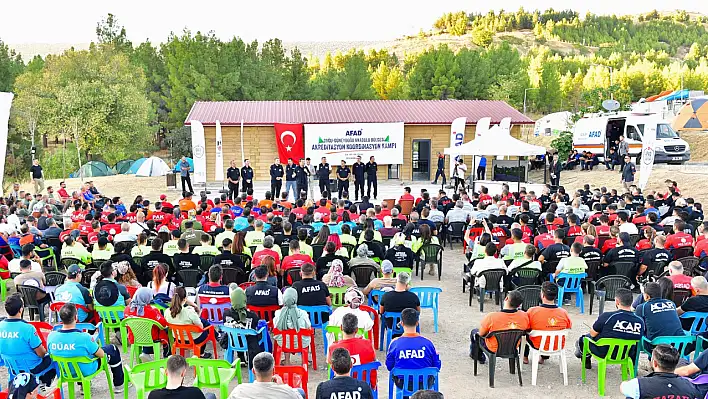 AFAD Eğitimlerine Elazığ'dan katılım