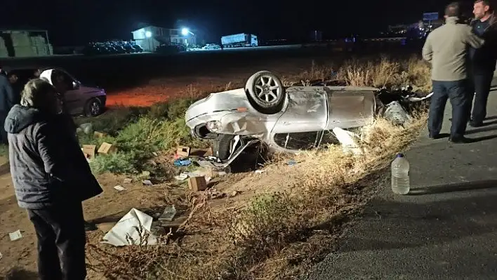 Aksaray'da trafik kazası: 2'si çocuk 4 yaralı