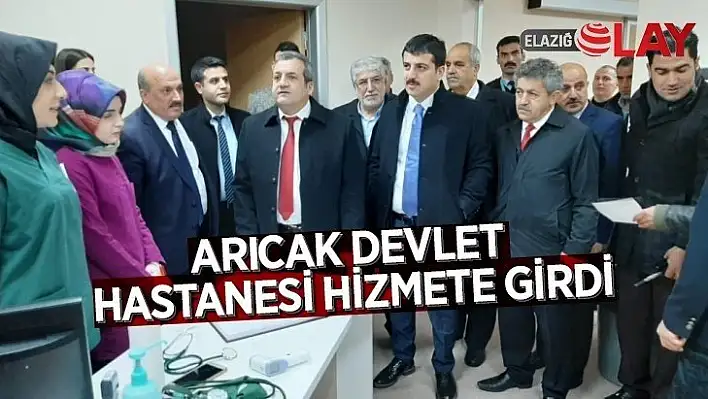 Arıcak Devlet Hastanesi hizmete girdi