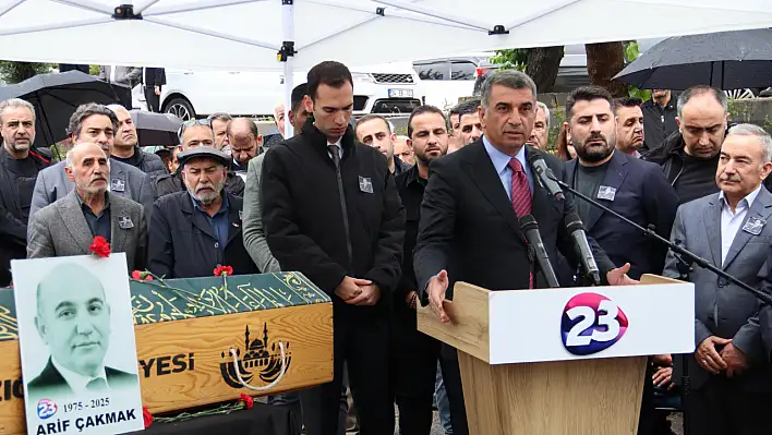Arif Çakmak'ı sevenleri gözyaşlarıyla uğurladı