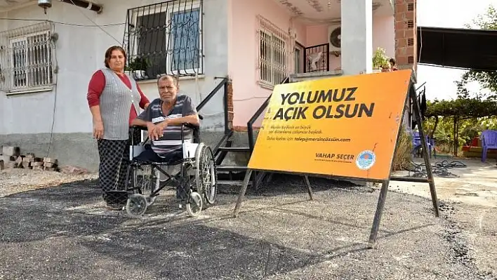 Ayağı kesilen diyaliz hastasının yolu yapıldı