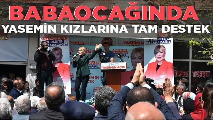 Babaocağında Yasemin Kızlarına tam destek