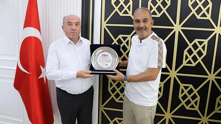 Başkan Alan'dan İş İnsanı Mehmet Çetin'e teşekkür ziyareti