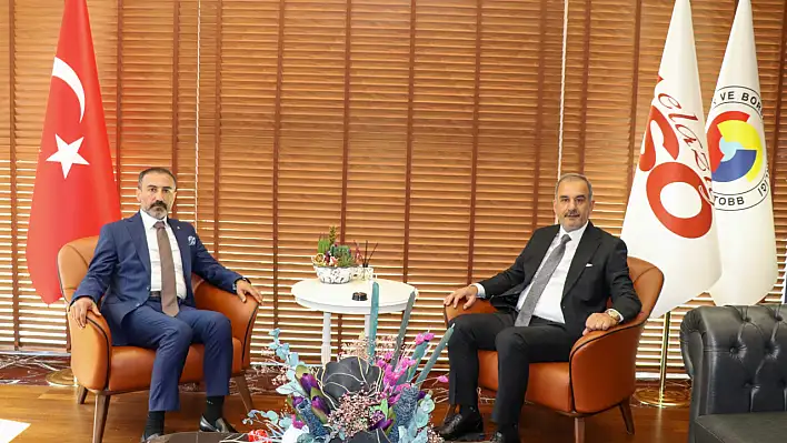 Başkan Alan, Gaziantep Ticaret Odası Başkanı Yıldırım'ı ağırladı
