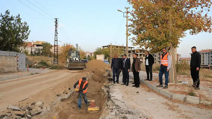 Başkan Şerifoğulları, Altyapı yenileme çalışmalarına ilişkin incelemelerde bulundu