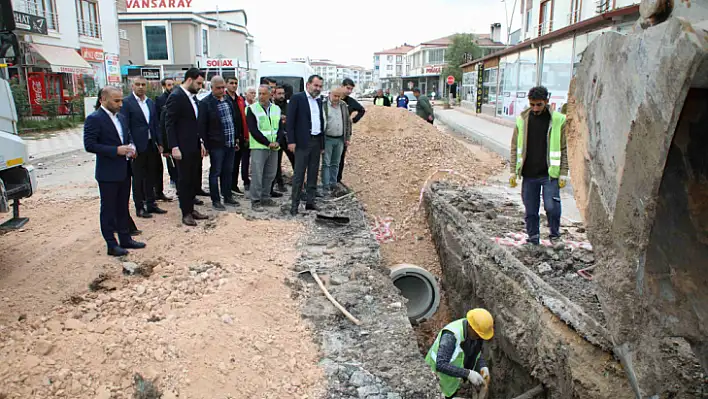 Başkan Şerifoğulları çalışma sahalarında incelemede bulundu