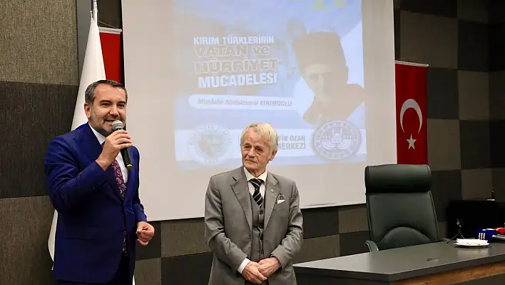 Başkan Şerifoğulları, Kırımoğlu'na 'Fahri Hemşehrilik Beratı' takdim etti