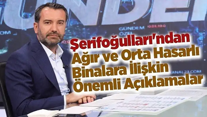 Başkan Şerifoğulları'ndan önemli açıklamalar