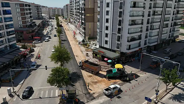 Başkan Şerifoğulları, yol yenileme çalışmalarını inceledi