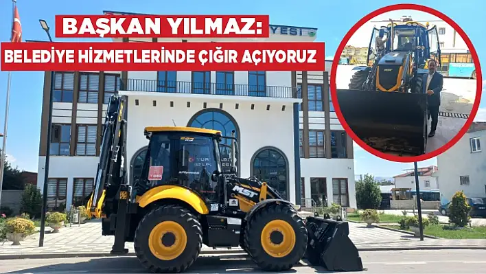 Başkan Yılmaz: Belediye hizmetlerinde çığır açıyoruz