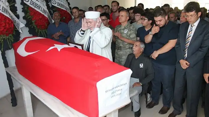 Başkomiser Kaya, memleketi Elazığ'da son yolculuğuna uğurlandı