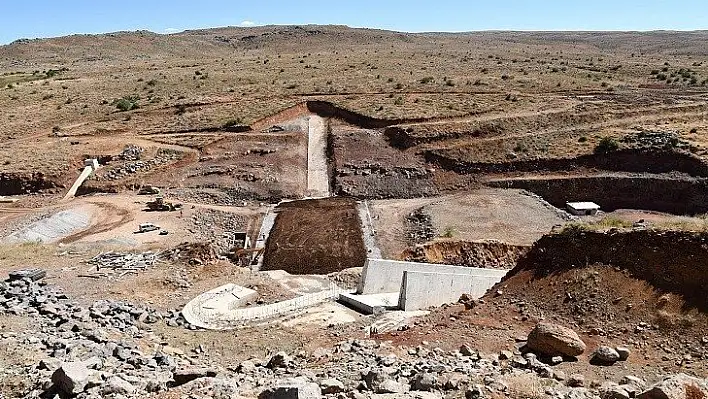 Bazlama Göletinde Çalışmalar Devam Ediyor