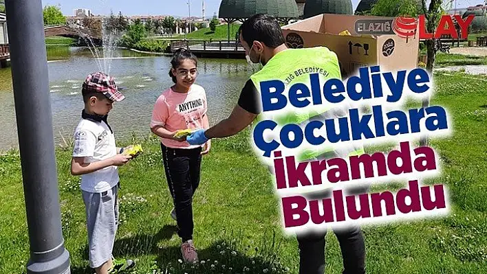 Belediye Çocuklara İkramda Bulundu