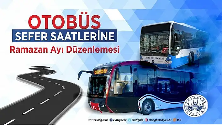 Belediye Otobüs Saatlerinde, Ramazan Ayı Düzenlemesi Yapıldı