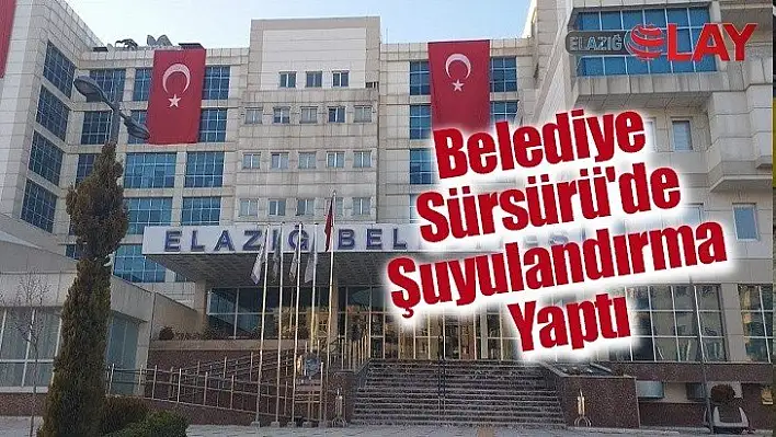 Belediye Sürsürü'de Şuyulandırma Yaptı