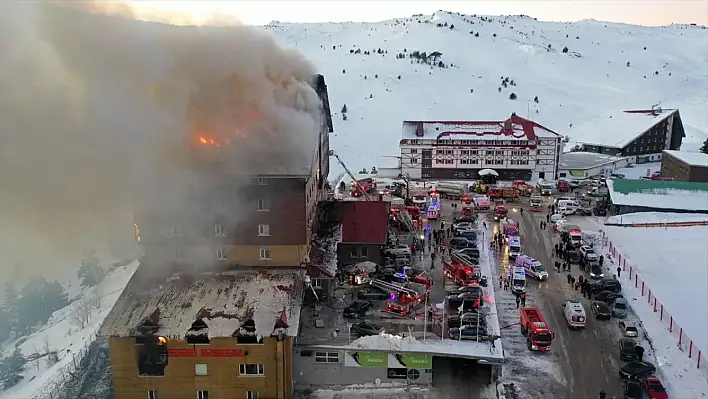 Bolu Kartalkaya'da otel yangını! Çok sayıda ölü var