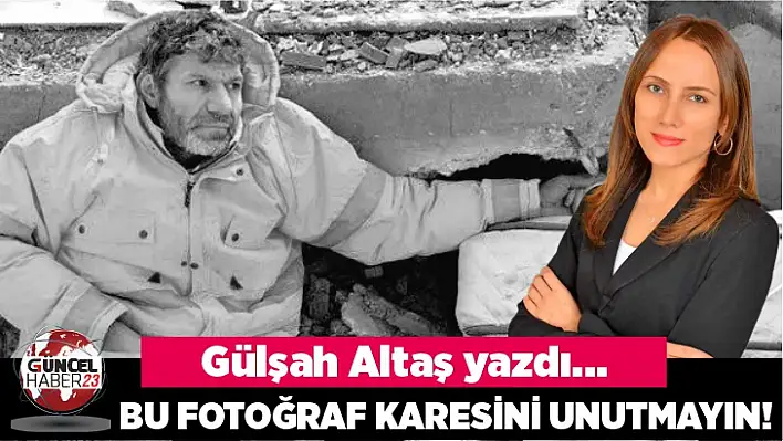 Bu fotoğraf karesini unutmayın!