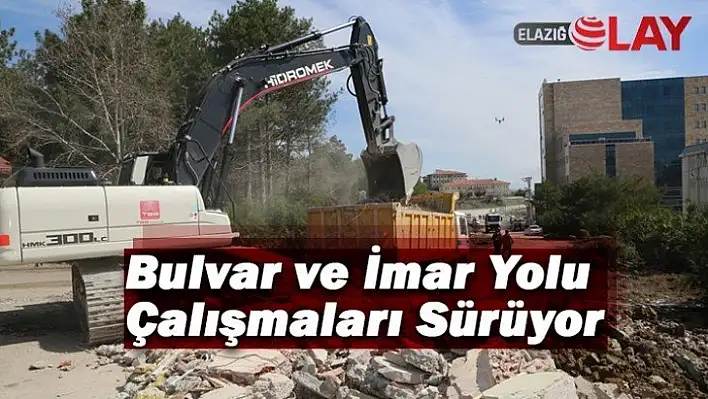 Bulvar ve İmar Yolu Çalışmaları Sürüyor