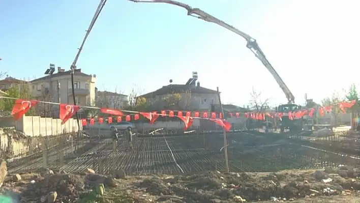 Çatalçeşme Camiinin temeli atıldı