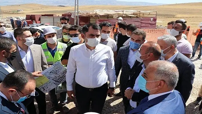 Çevre ve Şehircilik Bakanı Murat Kurum Elazığ'da