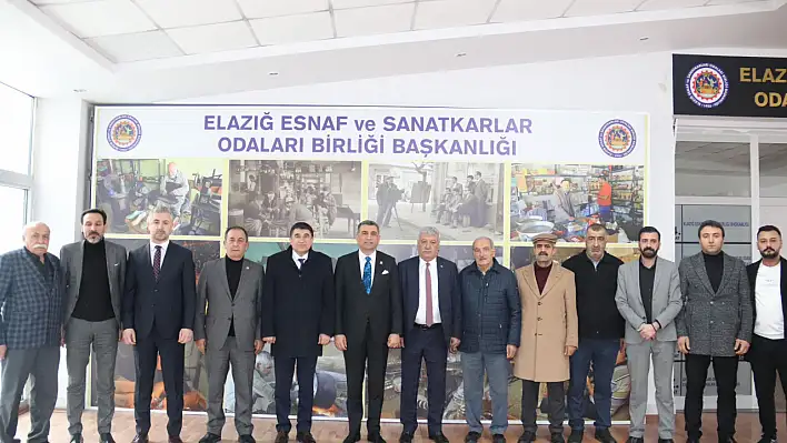 CHP Heyeti Elazığ'da esnafın sorunlarını dinledi